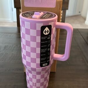 HydroJug Lavender Checkers 40oz Traveler